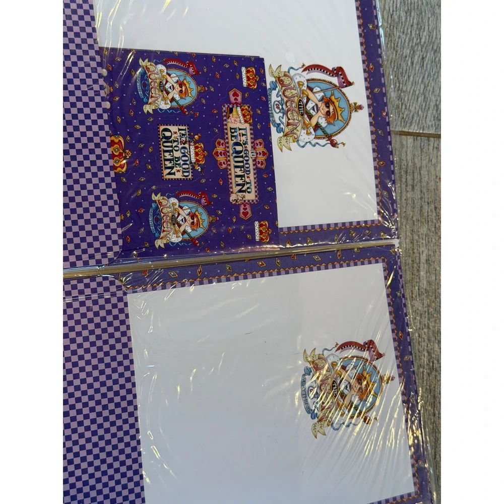 Mary Engelbreit The‎ Queen of Everything Stationery Portfolio Colorbök 2004 New